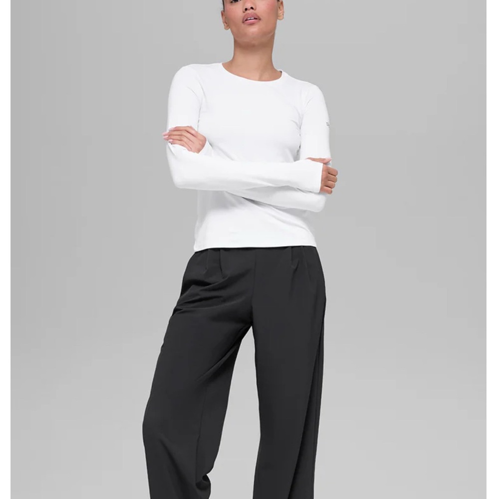 ALO Yoga Black SUIT UP TROUSER pants *~*~
